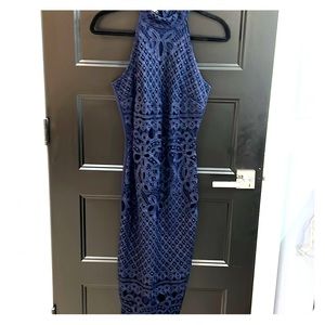 Halter top cocktail dress